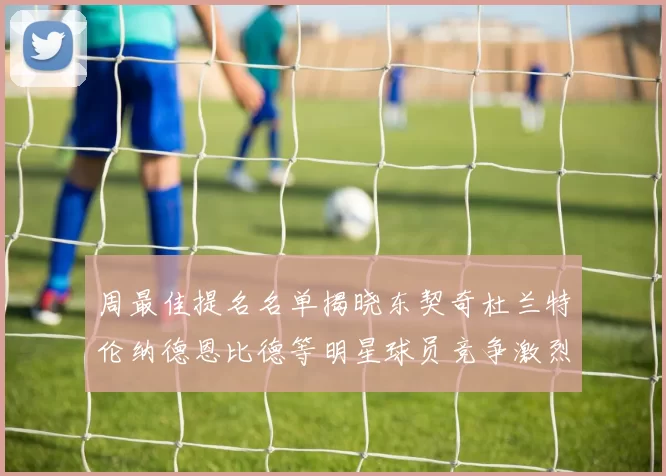 周最佳提名名单揭晓东契奇杜兰特伦纳德恩比德等明星球员竞争激烈